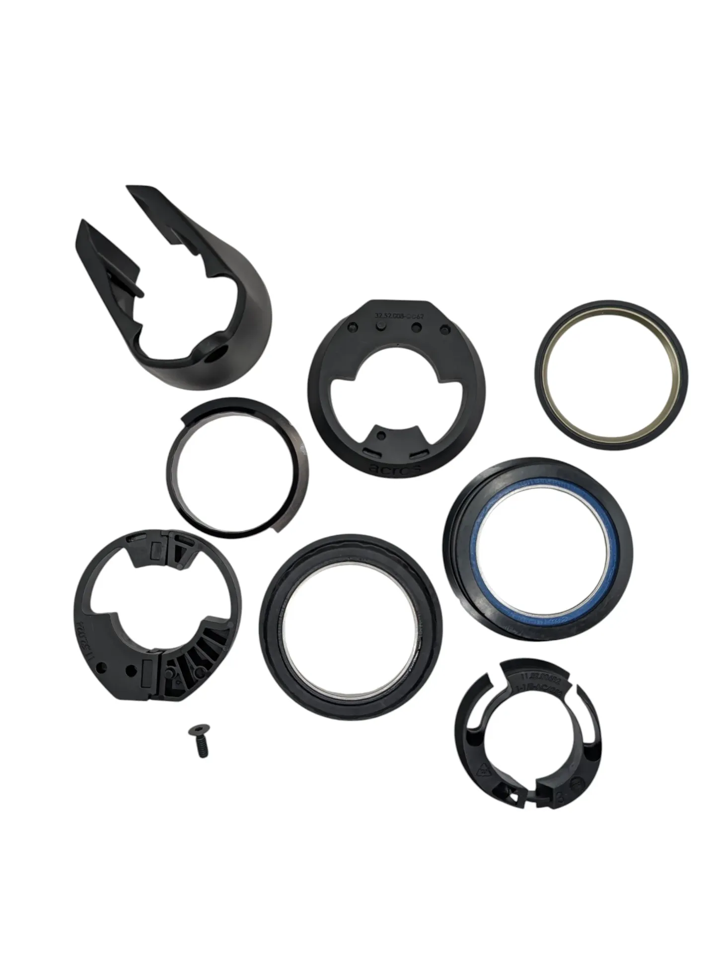 [43133] Balhoofdstel Acros AZX-585 ZS56/28.6 ZS56/40 inclusief stuurslot zwart