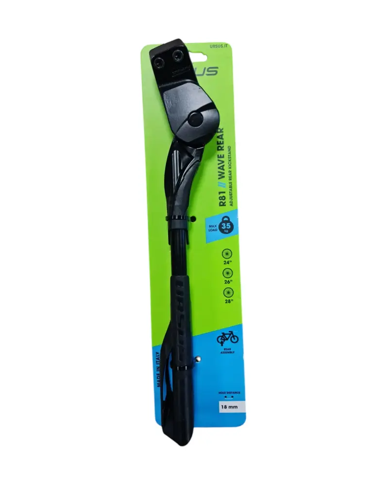 [42832] Standaard Ursus Wave achter verstelbaar 18mm zwart incl. bout