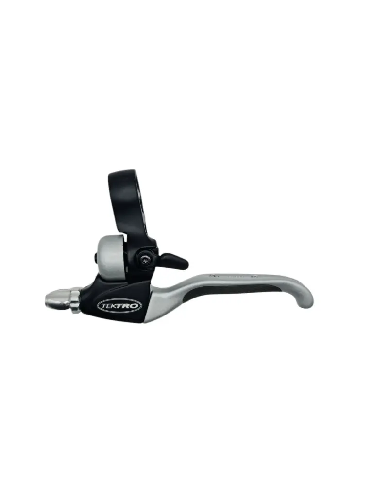 [41564] Remhendel Tektro met bel CL535F-RT-L  zilver links