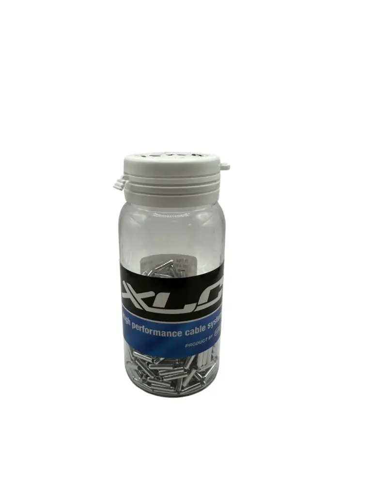 Kabelhoedje XLC per/doos 1,6mm zilver