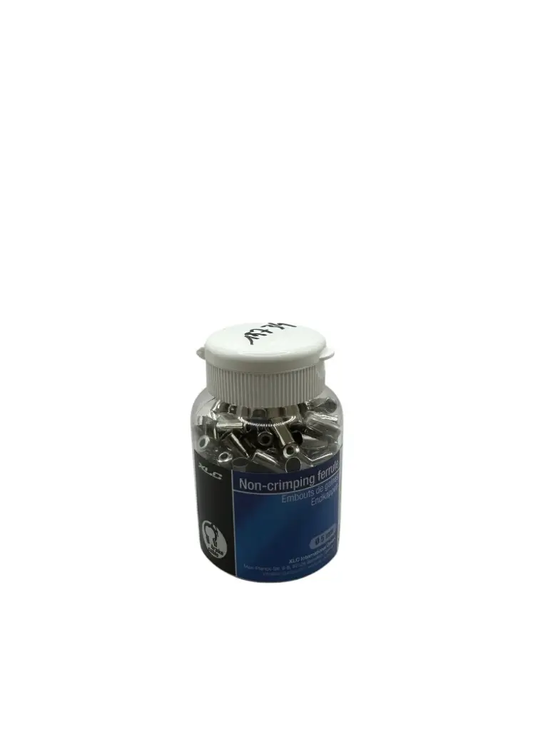 [40407] Kabelhoedje XLC per/doos 5,0mm chroom