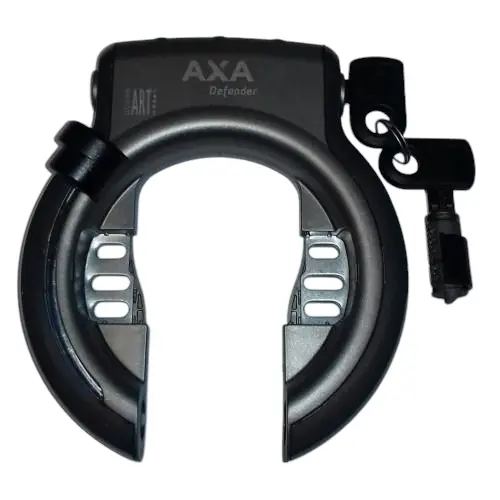 [41649] Ringslot AXA Defender Slimcase titaan zwart