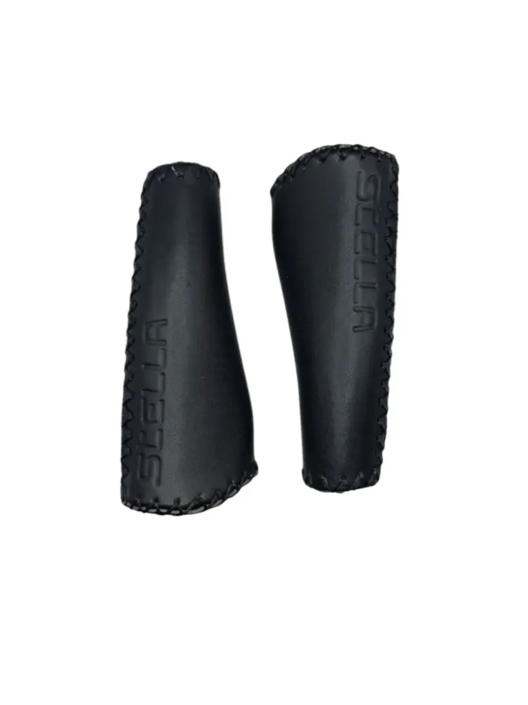 [43021] Handvat Stella set leer inclusief STELLA stanz 135mm zwart