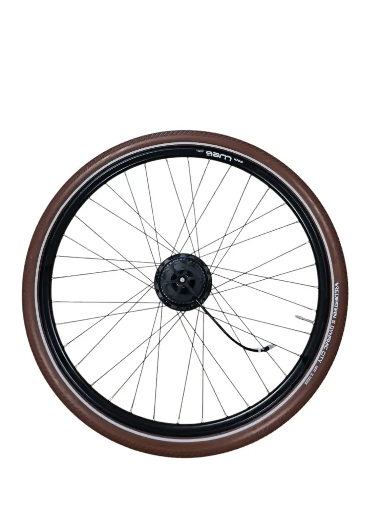 [55070] Front wheel Eleon HD16 Black rim Dolce - without CNC rim black