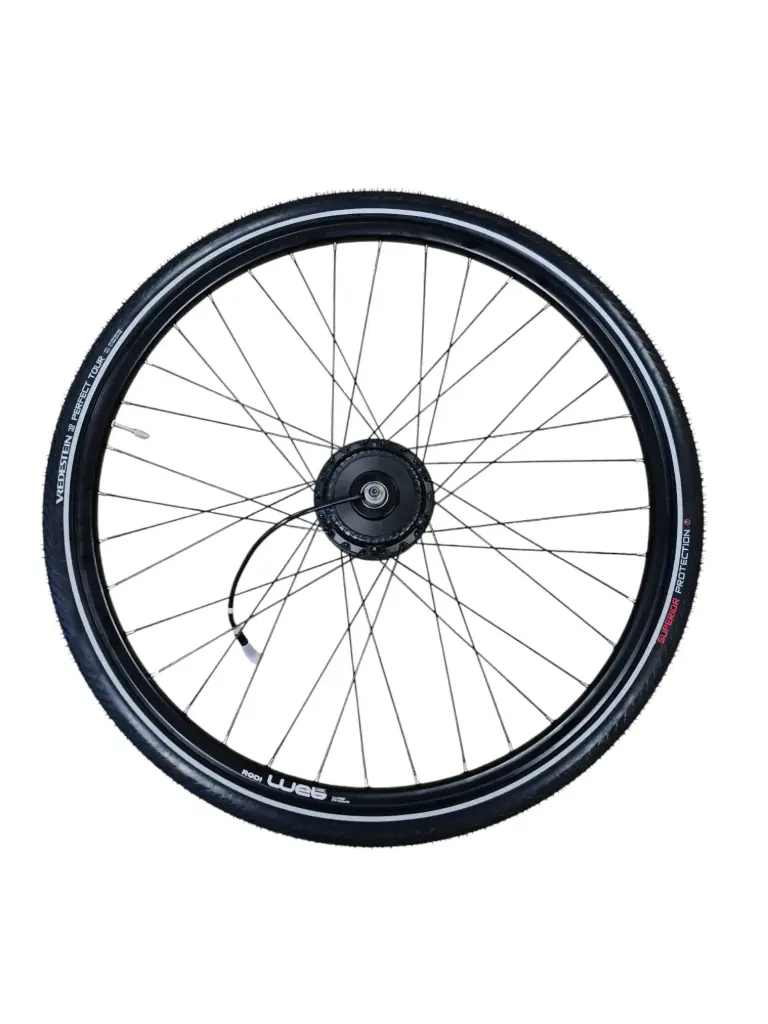 [42728] Front wheel Stella HD16 Black rim - without CNC rim black