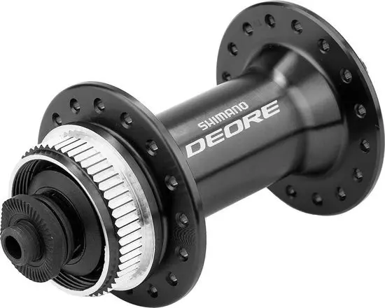 [43226] Voornaaf Shimano Deore HB-M6000 QR 100/36H zwart