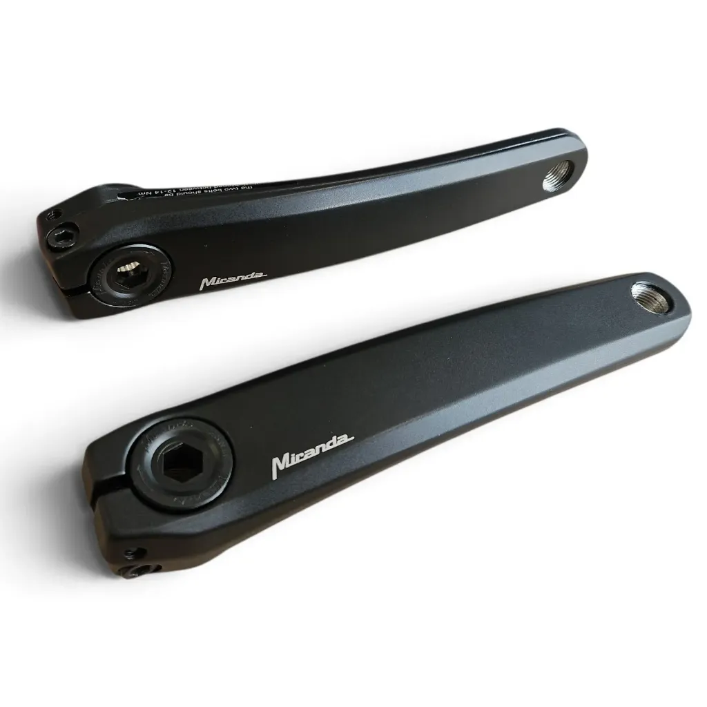 Crankstel Miranda Delta Shimano steps zwart
