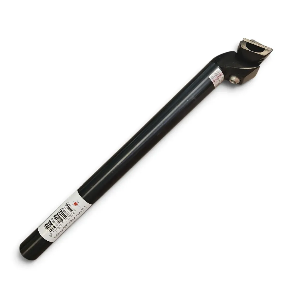 Zadelpen ATB 350mm 27,2 zwart