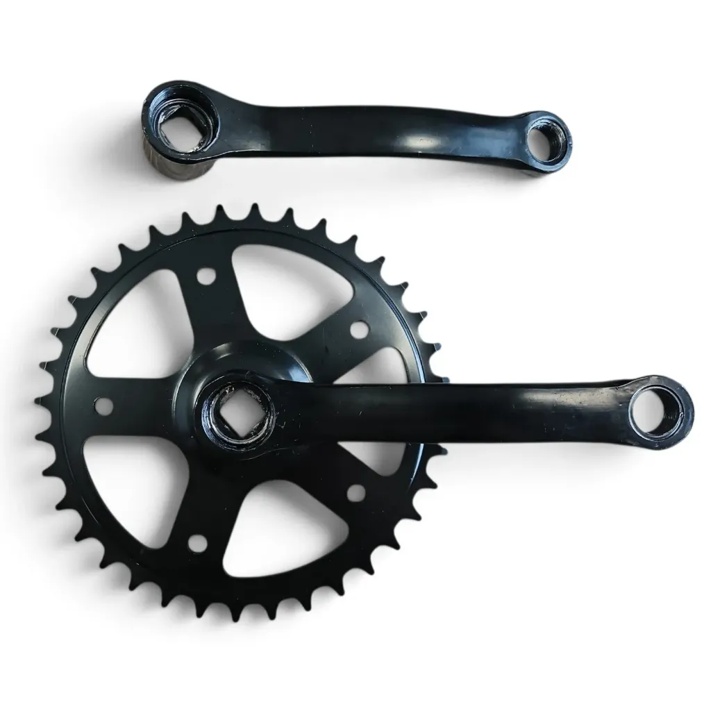 Crankset Vinty c36T 1/8“ crank 130mm cotterless steel