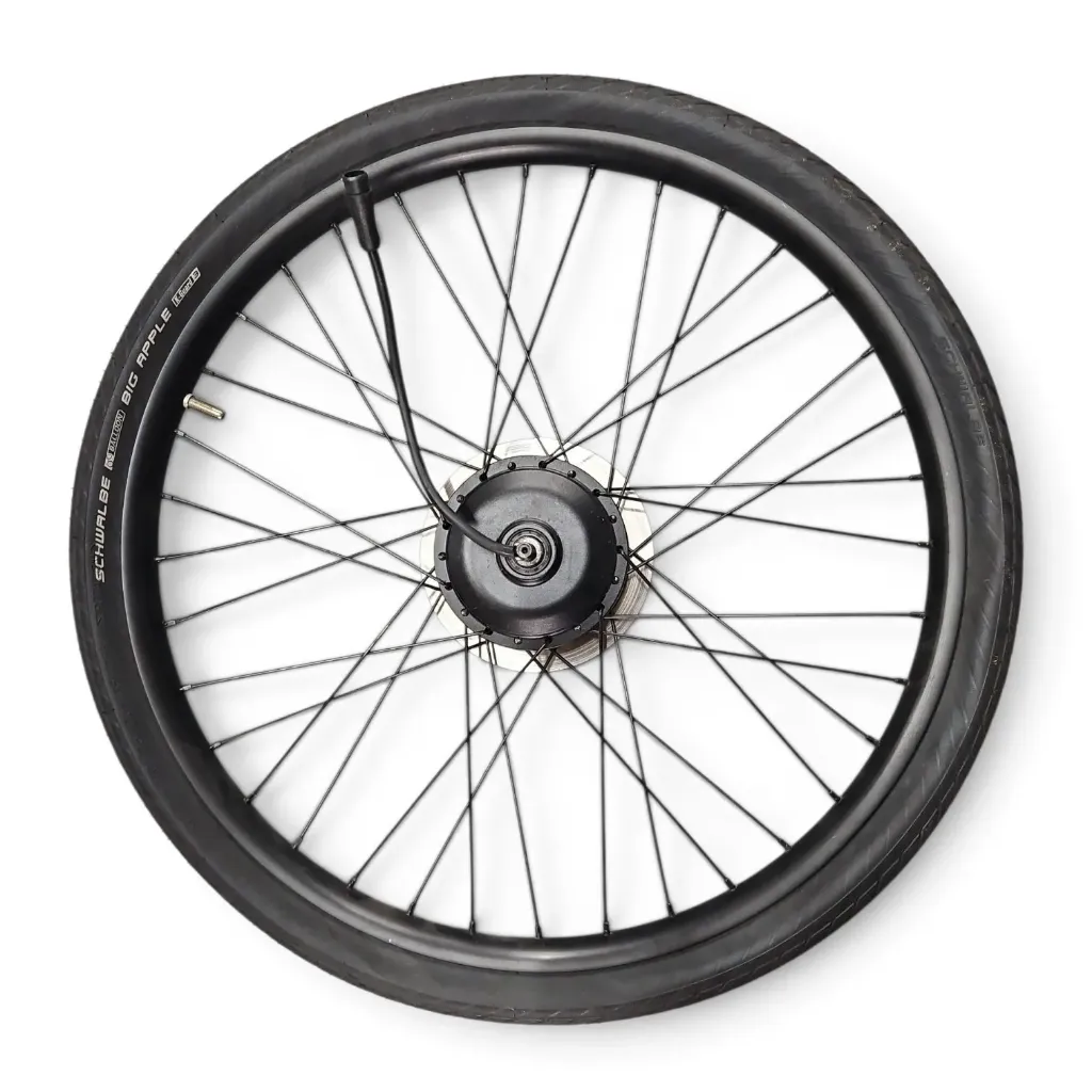 VanMoof X3 front wheel with Schwalbe tire