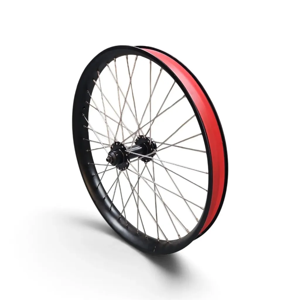Wiel 45-457 zwart zilveren spaken